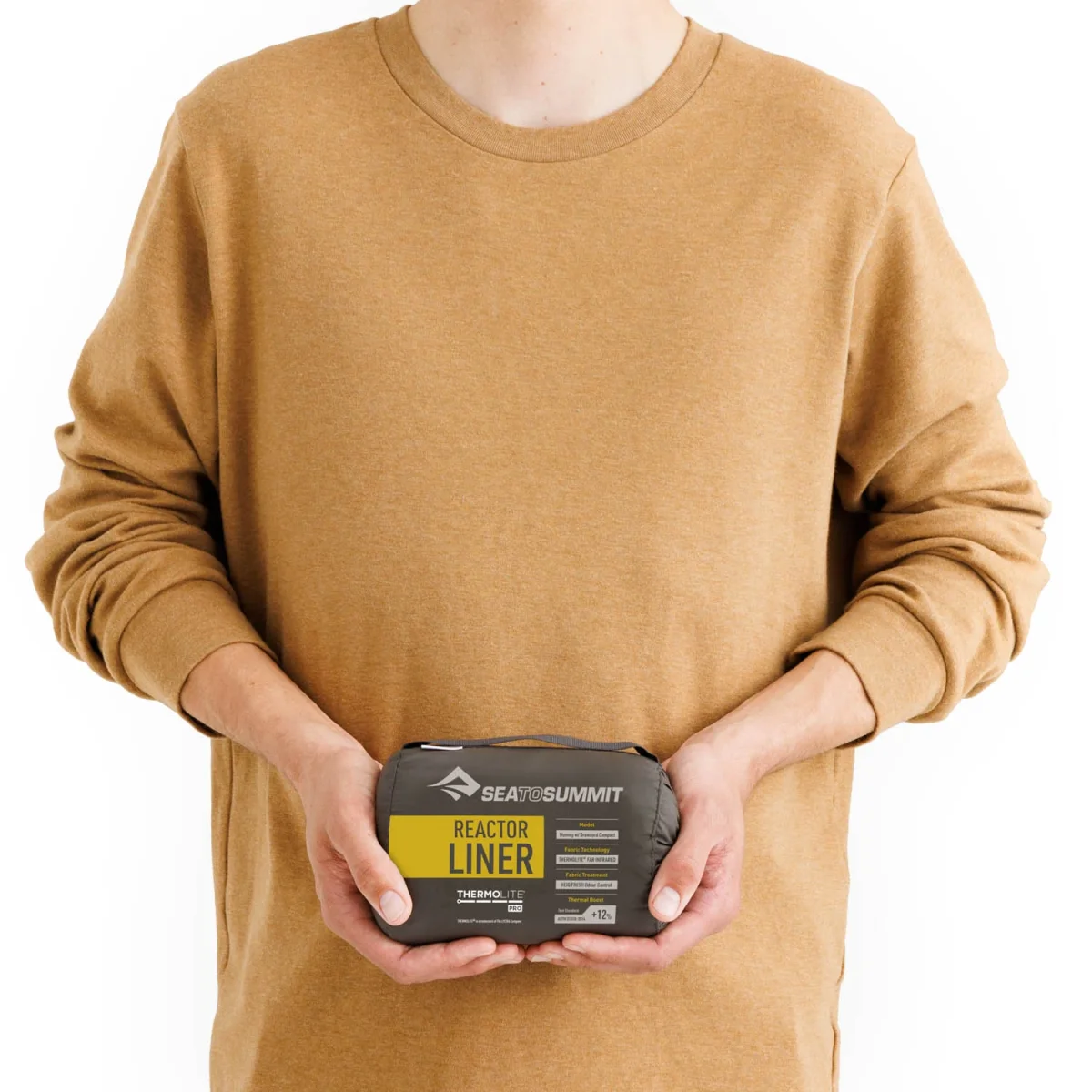 Liner Reactor Second Skin Mummy w/ Drawcord S Yellow – Sea to Summit - Imagen 3