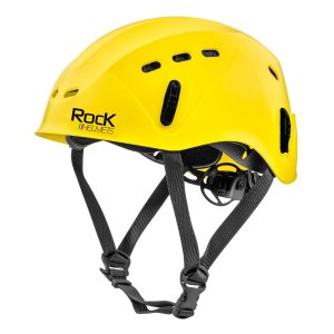 Casco deportivo para niños GOLIATH JUNIOR Amarillo Fluor – ROCK HELMETS