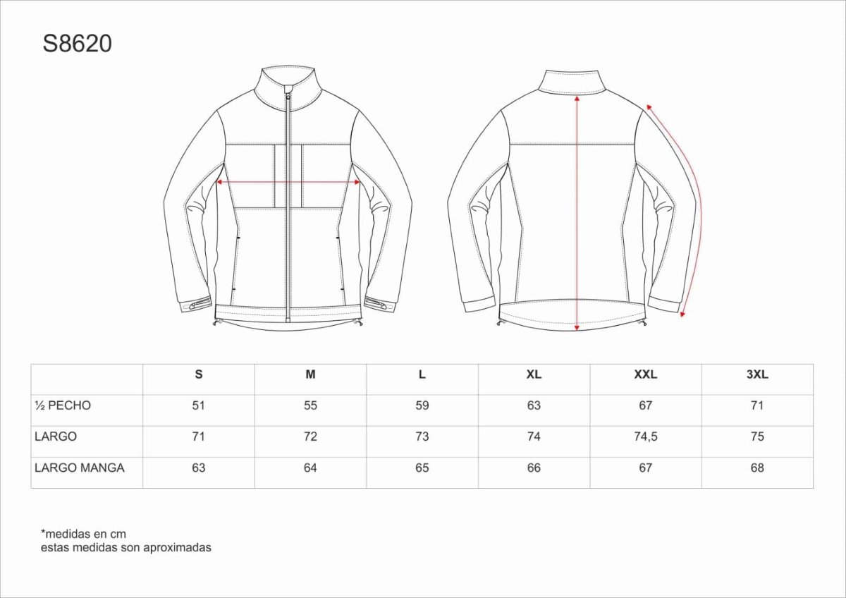CHAQUETA SOFTSHELL HUNTERTEAM S8625 AV - Imagen 7