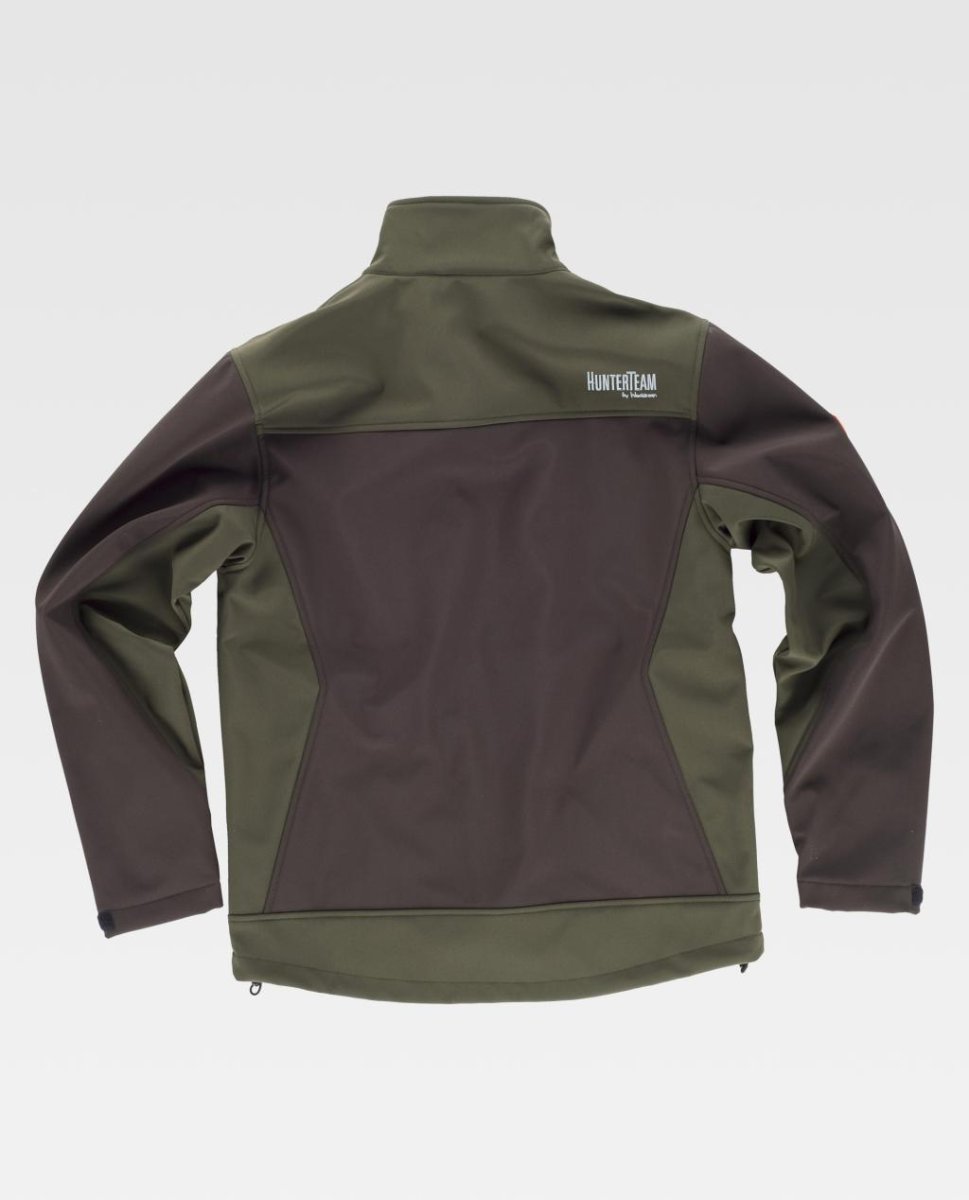 CHAQUETA SOFTSHELL HUNTERTEAM S8620 MARRON - Imagen 6