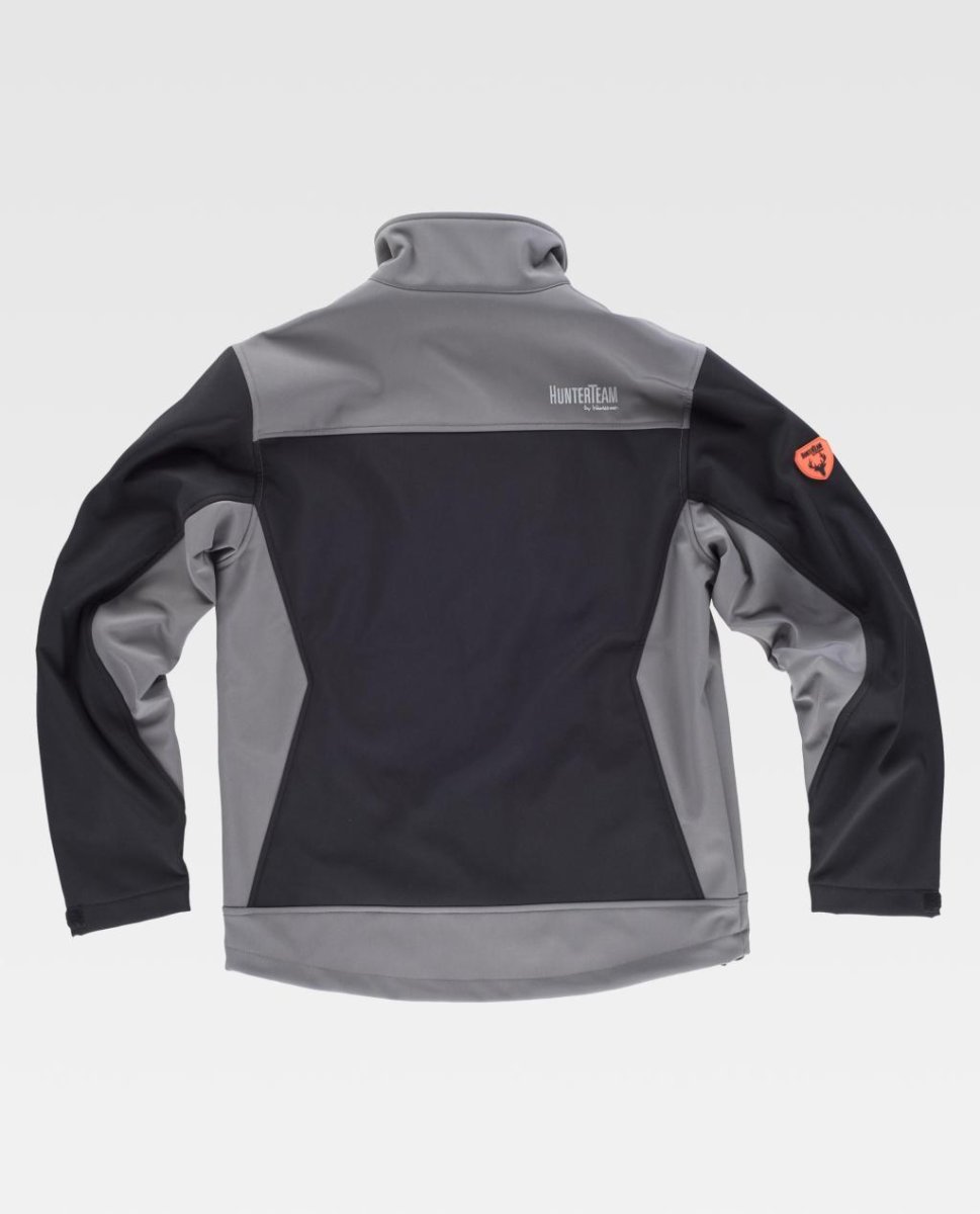 CHAQUETA SOFTSHELL HUNTERTEAM S8620 NEGRA - Imagen 6