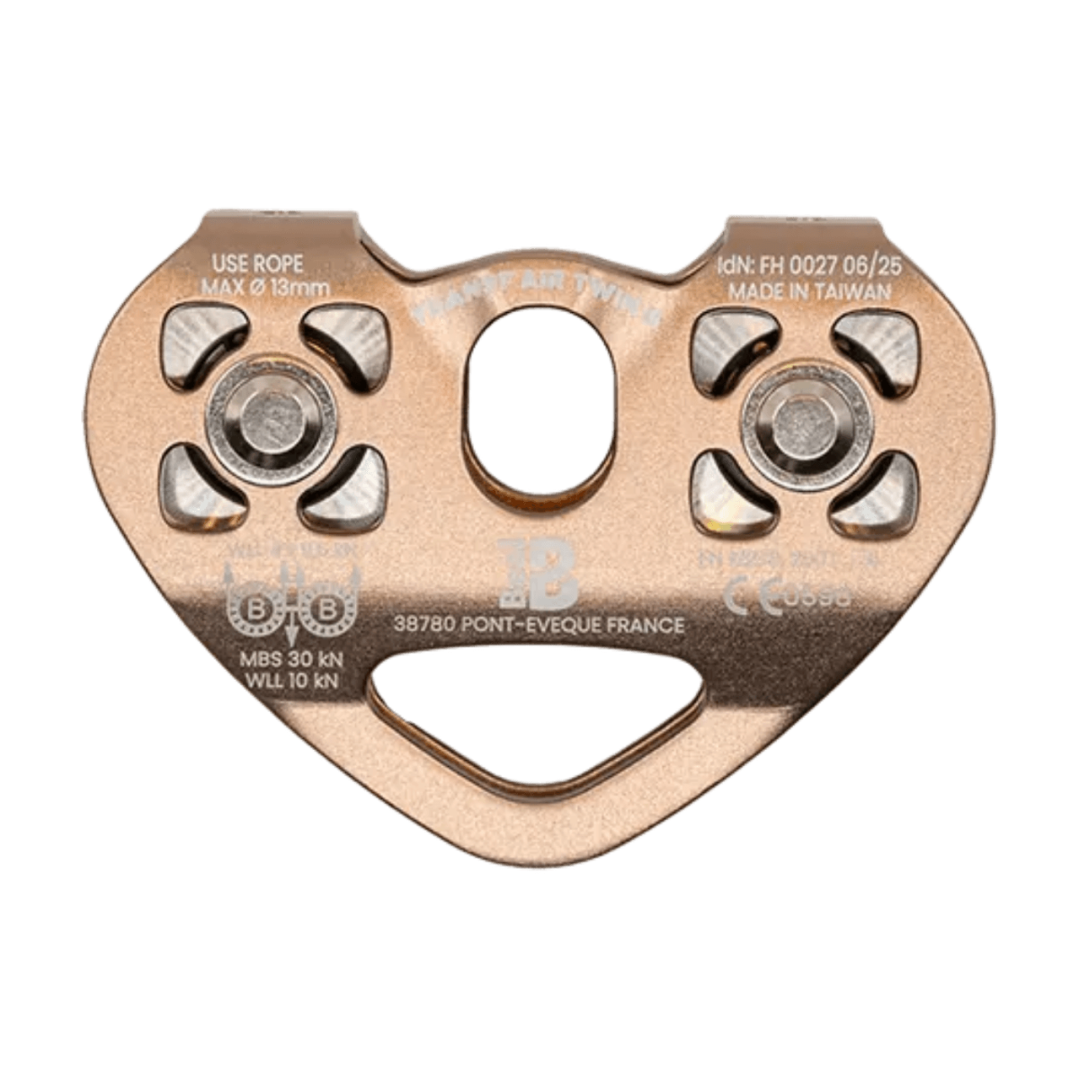 Polea Doble Transf’ Air Twin B 30kN – BEAL - Imagen 2