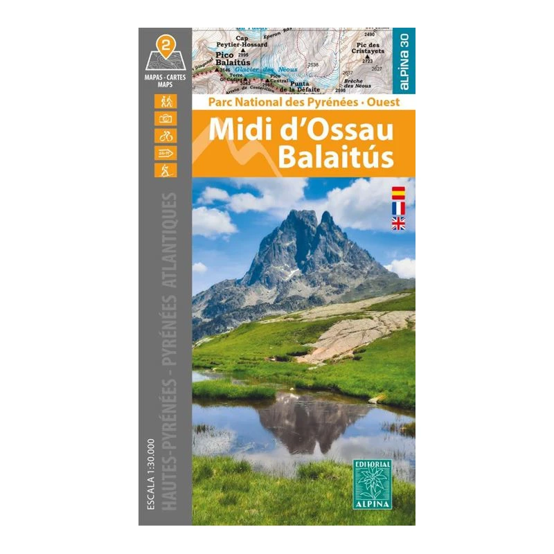 Mapa ALPINA Midi d´Ossau Balaitús - Imagen 2