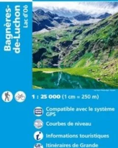 Mapa IGN 1848 OT Bagneres de Luchon