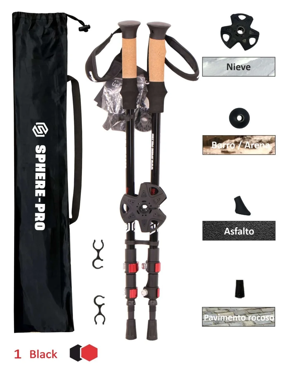 Bastones de montaña Trekking SPHERE PRO - Imagen 2