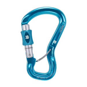 Mosquetón Aluminio HMS Rosca 25kN Antigiro Express Blue – Beal