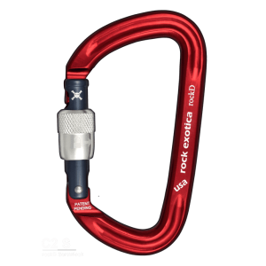 Mosquetón Aluminio Tipo D Rosca 29kN RockD Screw-Lock (C2-S) – Rock Exotica