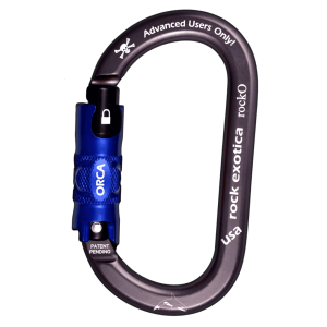 Mosquetón Aluminio Oval 3 Tiempos 24kN RockO Orca-Lock (C3-O) – Rock Exotica