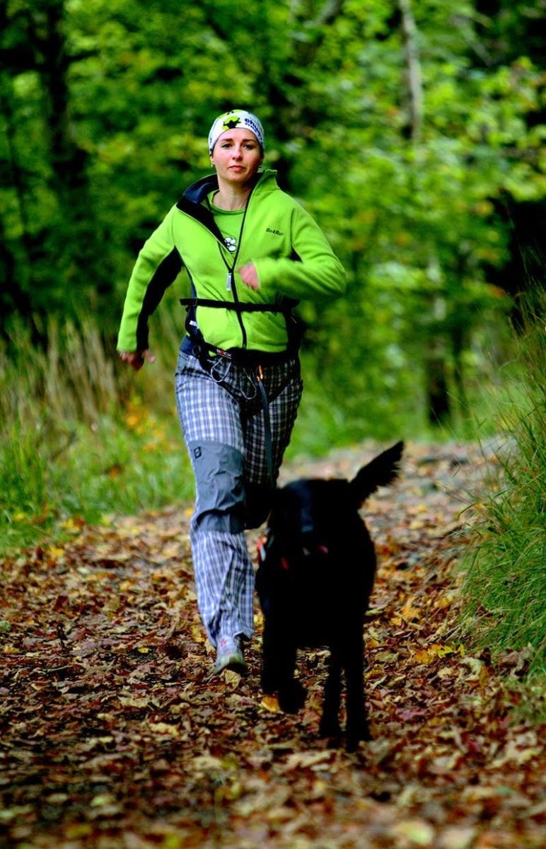 Arnés Deportivo para paseos con perros CANICROSS Negro – ROCK EMPIRE - Imagen 4