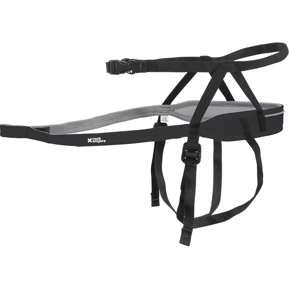 Arnés Deportivo para paseos con perros CANICROSS Negro – ROCK EMPIRE - Imagen 2