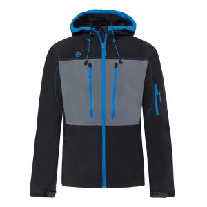 CHAQUETA SOFTSHELL IZAS KONKA NEGRA/GRIS