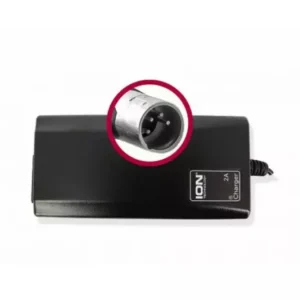 Cargador XLR Sparta/Koga 36V 2Ah - punta de 4 pines