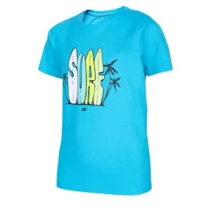 CAMISETA 4F NIEBIESKI SURF SEEKERS