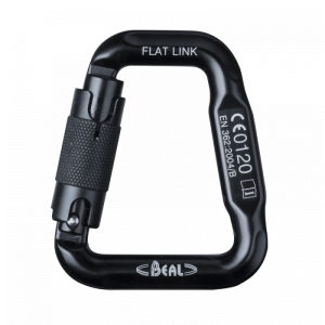 Mosquetón Aluminio Trapezoidal 2 Tiempos 20kN FLAT LINK – Beal