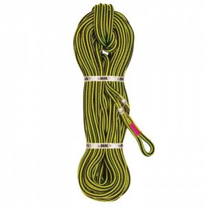 Cuerda Semi Estática de Arborismo GINKGO 12 mm x 50 Mt + 1 Terminación cosida negro/amarillo – BEAL