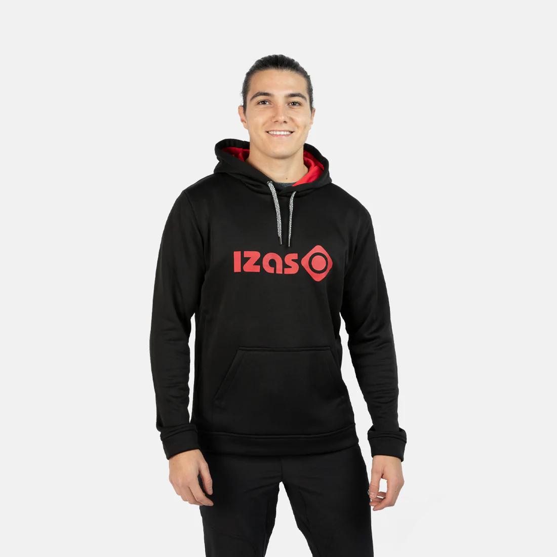 SUDADERA HOMBRE IZAS DUERO M NEGRA/ROJA - Imagen 4