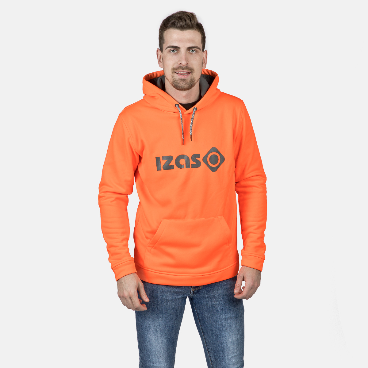 SUDADERA HOMBRE IZAS DUERO M NARANJA - Imagen 4