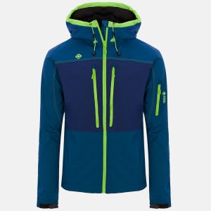 CHAQUETA SOFTSHELL IZAS KONKA AZUL/VERDE