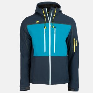 CHAQUETA SOFTSHELL IZAS KONKA AZUL