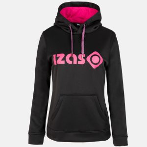 SUDADERA MUJER IZAS DUERO W NEGRO-FUCSIA