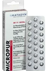 Purificador de agua Micropur Forte 100 Pastillas KATADYN