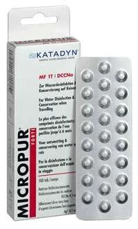 Purificador de agua Micropur Forte 100 Pastillas KATADYN