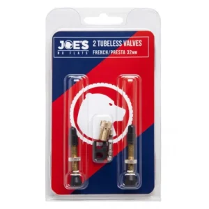 Válvulas Presta Tubeless Joe´s No Flat - 2 Unidades
