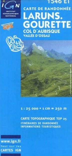 Mapa IGN 1546 ET Laruns, Gourette - Imagen 2