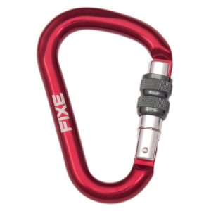 Mosquetón Aluminio HMS Rosca 25kN Lotus – Fixe