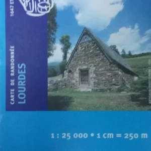 Mapa IGN 1647 ET Lourdes. Argeles-Gazost