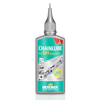 Lubricante para cadenas Motorex Dry Lube - Condiciones secas - Biodegradable