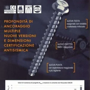 Tornillo Heco MMS-Plus SS-650A TE SW zinc D10xL70 RAUMER