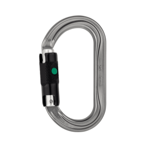 Mosquetón Aluminio Oval 3 Tiempos 25kN OK Ball Lock – Petzl