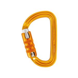 Mosquetón aluminio Tipo D 3 Tiempos 23kN SM´D Triact Lock – Petzl