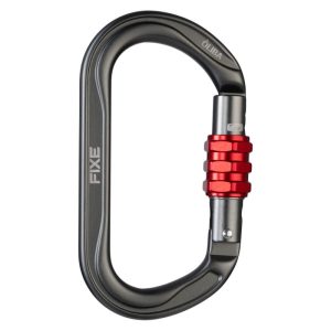 Mosquetón Aluminio Oval Rosca 25kN Óliba – Fixe