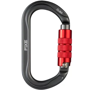 Mosquetón Aluminio Oval 2 Tiempos 25kN Óliba Twist Lock – Fixe