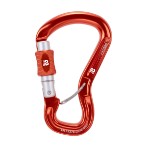 Mosquetón Aluminio HMS Rosca 25kN Antigiro Express Orange – Beal