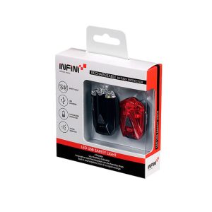 Set Luces Delantera y Trasera Black (I-260WR) – Infini