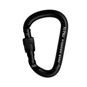 Mosquetón Aluminio HMS Rosca 26kN Pirate Screw-Lock (C1-S B) – Rock Exotica