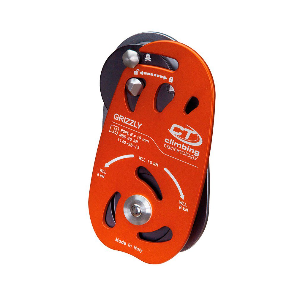 Polea Simple Grizzly 15mm 80kN – Climbing Technology - Imagen 4