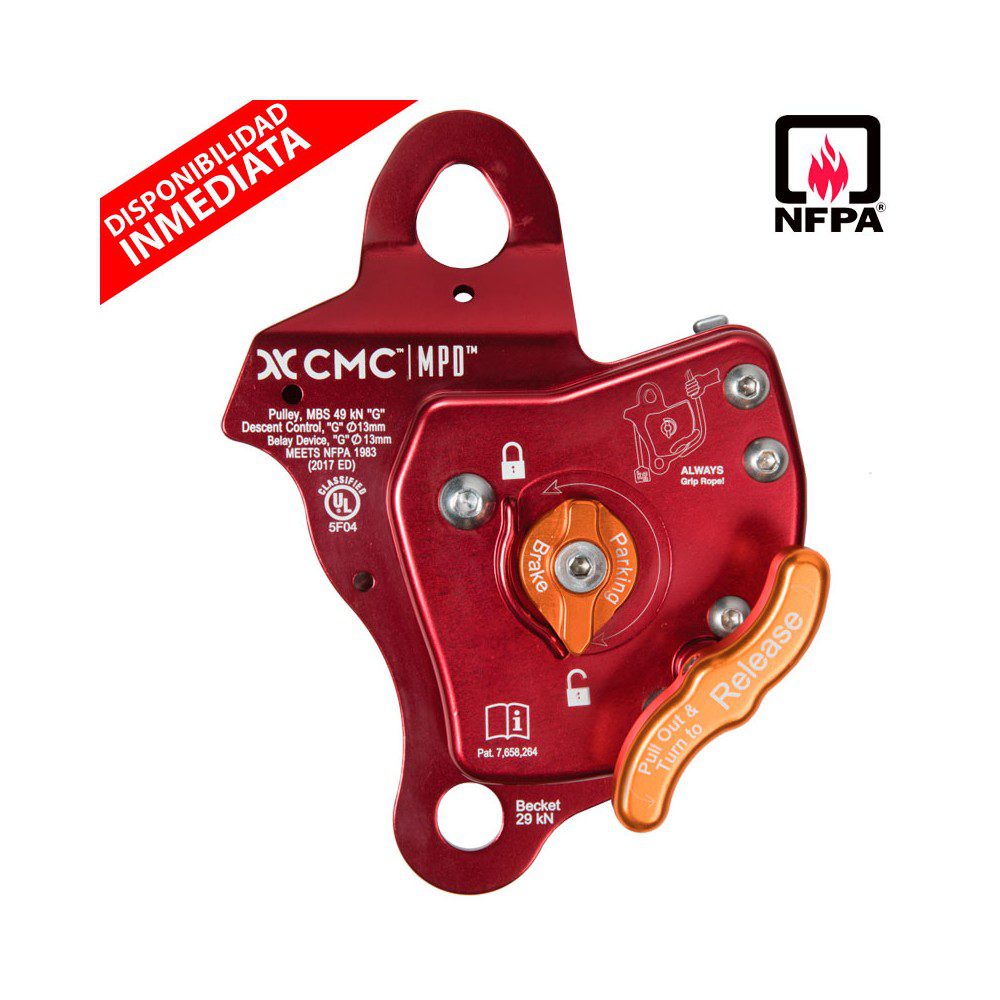 Dispositivo Multipropósito MPD™ 13mm (Polea, Asegurador y Descendedor) NFPA – CMC Rescue - Imagen 2