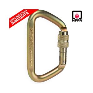 Mosquetón Acero Tipo D Rosca 72kN Steel D NFPA – CMC Rescue
