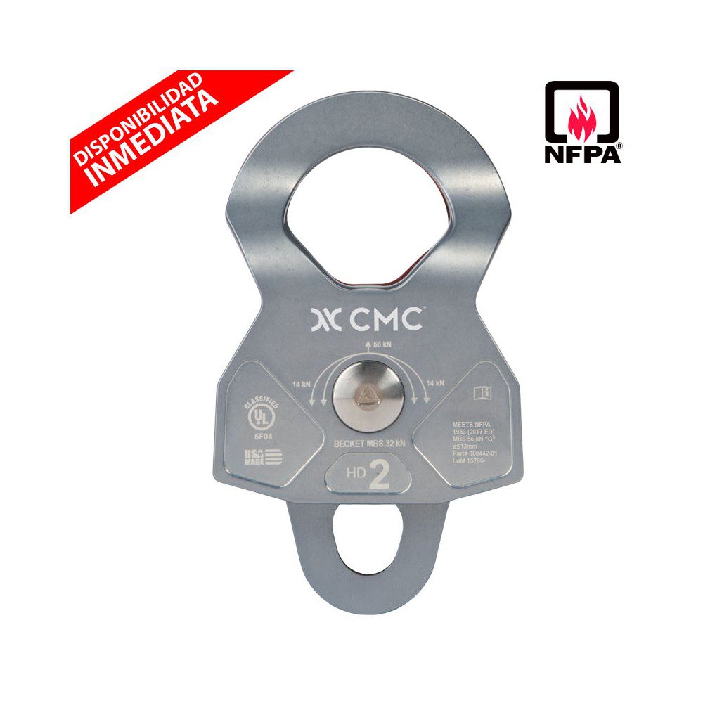 Polea Doble HD2 56kN (NFPA) – CMC Rescue - Imagen 3