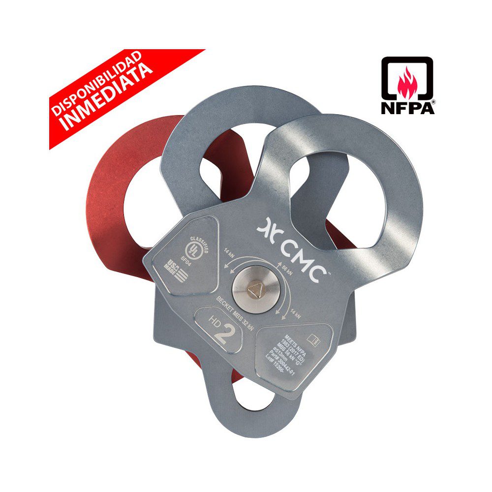 Polea Doble HD2 56kN (NFPA) – CMC Rescue - Imagen 4