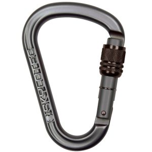 Mosquetón Aluminio HMS Rosca 22kN PassO-SC Grey – Skylotec