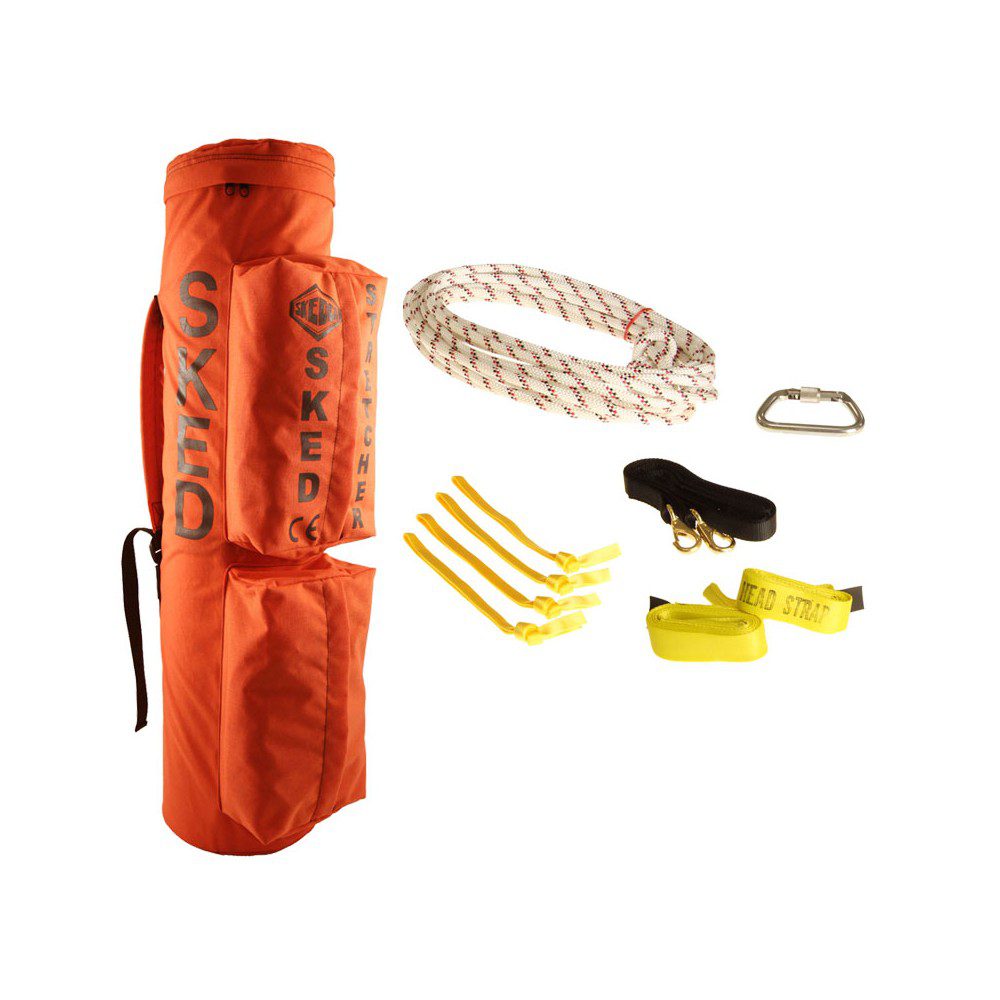 Camilla de Rescate Sked® Rescue Orange Kit Básico (Broches Automáticos Cobra) – Skedco - Imagen 4