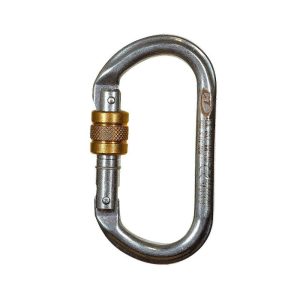 Mosquetón Acero Oval Rosca 25kN S-Steel SG – Climbing Technology