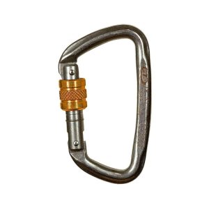 Mosquetón Acero Tipo D Rosca 35kN D-Shape S-Steel SG – Climbing Technology