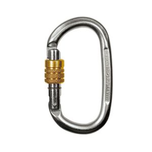Mosquetón Acero Oval Rosca 30kN Pillar Steel SG – Climbing Technology