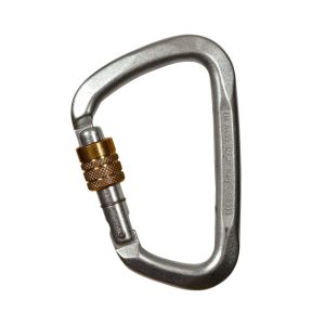 Mosquetón Acero Tipo D Rosca 50kN Large Steel SG – Climbing Technology